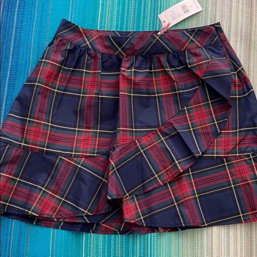 Vineyard Vines Jolly Plaid Party Skirt